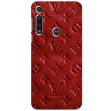 Текстурный Чехол Louis Vuitton для Мото Джи Павер – Красный ЛВ
