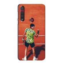 Чехлы с принтом Спортивная тематика для Motorola G8 Play (Алькарас Теннисист)