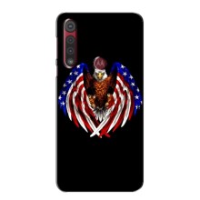 Чехол Флаг USA для Motorola G8 Play (Крылья США)