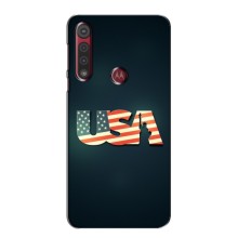 Чехол Флаг USA для Motorola G8 Play – USA