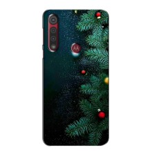 Чохол новорічна ялинка на Motorola MOTO G8 Play (Ялинка)