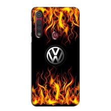 Чехол "Фольксваген" для Motorola G8 Play – Огненный Лого