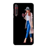 Чехол с картинкой Модные Девчонки Motorola G8 Play – Девушка со смартфоном