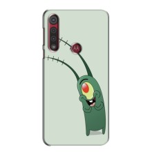 Чохол з картинкою "Одноокий Планктон" на Motorola G8 Play (Милий Планктон)