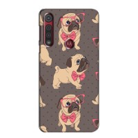 Чехол (ТПУ) Милые собачки для Motorola G8 Play – Собачки Мопсики