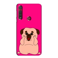 Чехол (ТПУ) Милые собачки для Motorola G8 Play – Веселый Мопсик