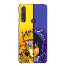 Купить Чохли на телефон з принтом Anime для Мото Джи8 Плей – Naruto Vs Sasuke