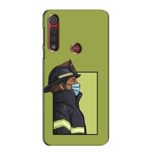 Силіконовий бампер (Працівники) на Motorola G8 Play – Пожежник