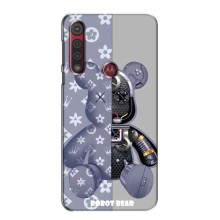 Силиконовый чехол для Motorola MOTO G8 Play – Медведь Louis Vuitton