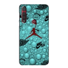 Силиконовый Чехол Nike Air Jordan на Мото Джи8 Плей – Джордан Найк