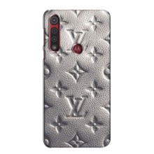 Текстурный Чехол Louis Vuitton для Мото Джи8 Плей (Бежевый ЛВ)