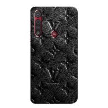 Текстурный Чехол Louis Vuitton для Мото Джи8 Плей – Черный ЛВ