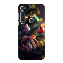 Чехлы на Новый Год Motorola MOTO G8 Plus (Красивая елочка)