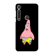 Чехлы с Патриком на Motorola MOTO G8 Plus (Патрик завис)