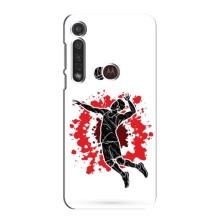 Чехлы с принтом Спортивная тематика для Motorola G8 Plus – Волейболист
