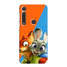 Чехлы ЗВЕРОПОЛИС для Motorola MOTO G8 Plus (Ник и Хопс)