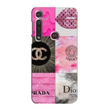 Чохол (Dior, Prada, YSL, Chanel) для Motorola MOTO G8 Plus (Модніца)