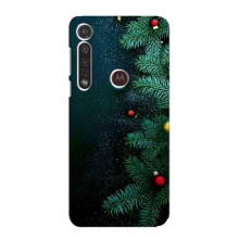 Чохол новорічна ялинка на Motorola MOTO G8 Plus (Ялинка)