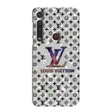 Чехол Стиль Louis Vuitton на Motorola MOTO G8 Plus (Яркий LV)