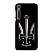 Чехол Укр Символика для Motorola MOTO G8 Plus – Герб Свобода или Смерть