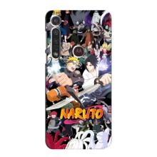 Купить Чехлы на телефон с принтом Anime для Мото Джи 8 Плюс (Наруто постер)