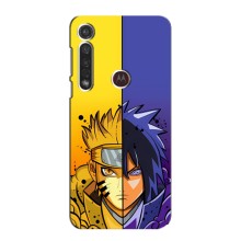 Купить Чехлы на телефон с принтом Anime для Мото Джи 8 Плюс – Naruto Vs Sasuke