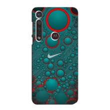 Силиконовый Чехол на Motorola MOTO G8 Plus с картинкой Nike – Найк зеленый