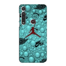 Силиконовый Чехол Nike Air Jordan на Мото Джи 8 Плюс – Джордан Найк