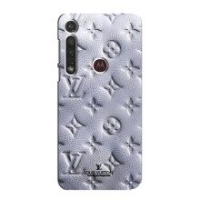 Текстурний Чохол Louis Vuitton для Мото Джи 8 Плюс – Білий ЛВ