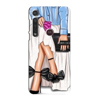 Силиконовый Чехол на Motorola G8 Plus с картинкой Стильных Девушек (Мода)