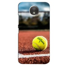 Чехлы с принтом Спортивная тематика для Motorola Moto C Plus (Теннисный корт)