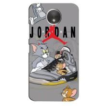 Силиконовый Чехол Nike Air Jordan на Мото С Плюс (Air Jordan)