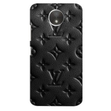 Текстурный Чехол Louis Vuitton для Мото С Плюс – Черный ЛВ