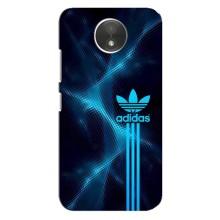 Чехлы Адидас для Motorola Moto C (XT1750) (AlphaPrint) (Синий Адидас)