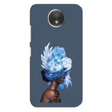 Чехлы (ART) Цветы на Motorola Moto C (XT1750) (VPrint) (Цветы на голове)