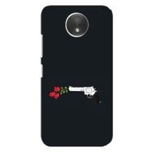 Чехлы (ART) Цветы на Motorola Moto C (XT1750) (VPrint) (Неожиданные цветы)