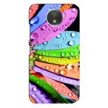 Чехлы (ART) Цветы на Motorola Moto C (XT1750) (VPrint) (Семицветик)