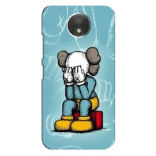 Чехлы для Motorola Moto C (XT1750) - Bearbrick Louis Vuitton (PREMIUMPrint) (Плач Bearbrick)