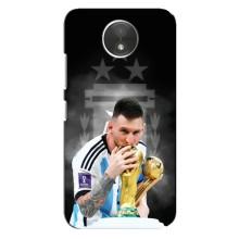 Чехлы для Motorola Moto C (XT1750) (Leo чемпион) (AlphaPrint) (Месси Чемпион)