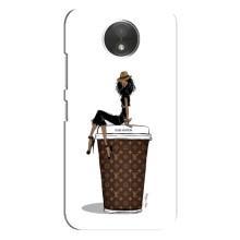 Чехлы Луи Витон для Motorola Moto C (XT1750) (AlphaPrint - LOUIS VUITTON) (кофе LOUIS VUITTON)