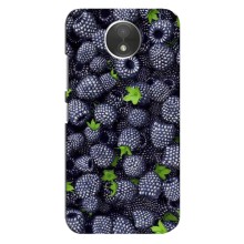 Чехлы с Фруктами для Motorola Moto C (XT1750) (VPrint) (Ежевика)