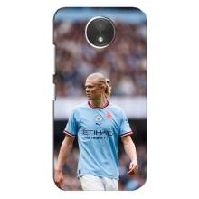 Чехлы с футболистом Ерлинг Холанд для Motorola Moto C (XT1750) (AlphaPrint) (Эрлинг Холанд)