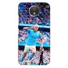 Чехлы с футболистом Ерлинг Холанд для Motorola Moto C (XT1750) (AlphaPrint) (фанаты Холанда)