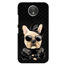 Чехлы с крутыми принтами для Motorola Moto C (XT1750) - (PREMIUMPrint) (Стильная собака)