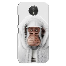 Чехлы с Обезьянами NFT для Motorola Moto C (XT1750) (AlphaPrint) (обезьяна NFT в тату)
