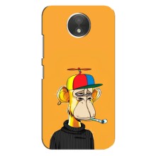 Чехлы с Обезьянами NFT для Motorola Moto C (XT1750) (AlphaPrint) (Скучающая Обезьяна NFT)
