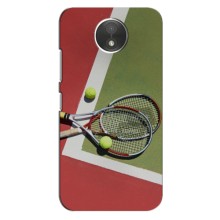 Чехлы с принтом Спортивная тематика для Motorola Moto C (XT1750) (Ракетки теннис)