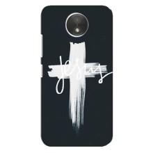 Чехол для Motorola Moto C (XT1750) (AlphaPrint) - (Христианские) (Иисус)