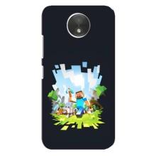 Чехол Майнкрафт на Motorola Moto C (XT1750) (AlphaPrint) Minecraft (персонажи Minecraft)