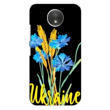 Чохол на Motorola Moto C (XT1750) (Український дизайн) (Україна в квітах)